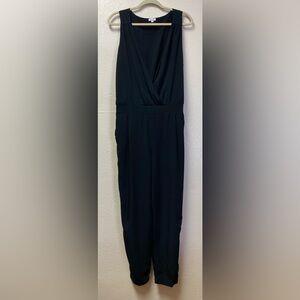 Splendid Black sleeveless Jumpsuit 100% rayon Woman’s Size Large